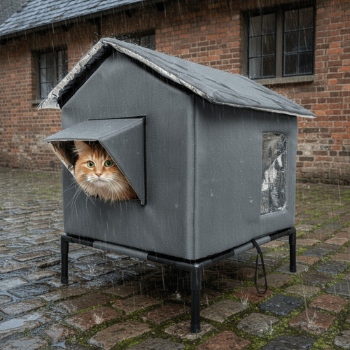Outdoor cat shelter waterproof - outdoor,
