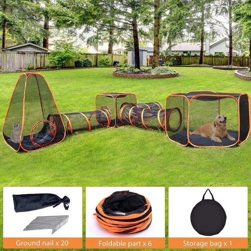 Pet tunnel dog playpen - playpen,