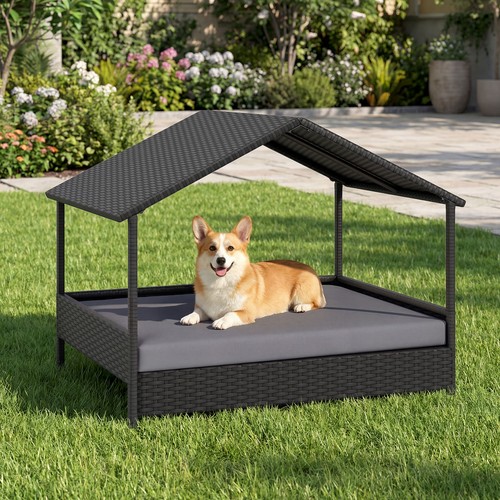 Outdoor indoor with canopy - with,