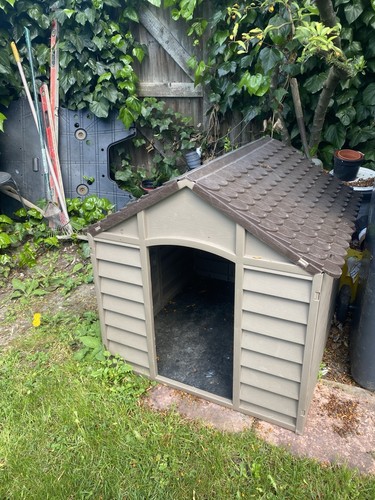 Durable garden dog house - durable, plus